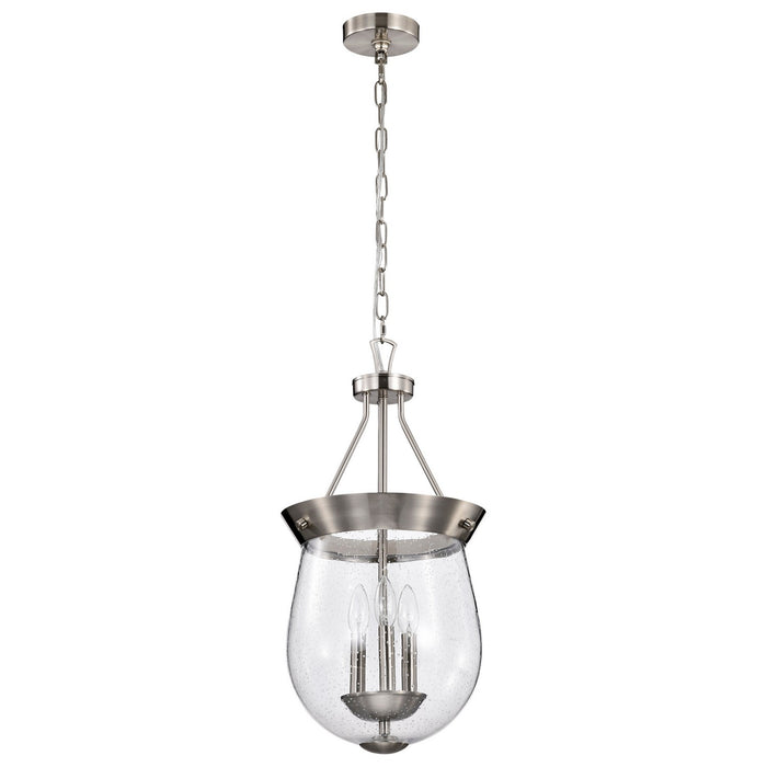 Nuvo Lighting - 60-7802 - Three Light Pendant - Boliver - Brushed Nickel
