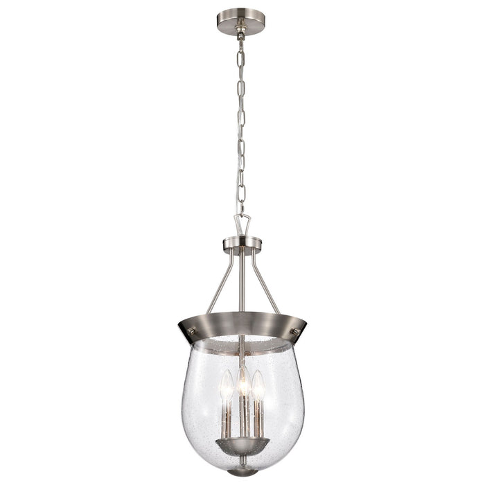 Nuvo Lighting - 60-7802 - Three Light Pendant - Boliver - Brushed Nickel
