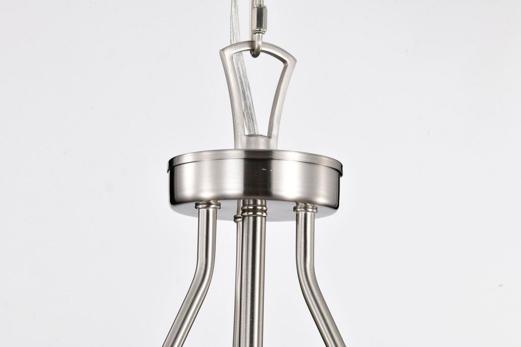 Nuvo Lighting - 60-7802 - Three Light Pendant - Boliver - Brushed Nickel