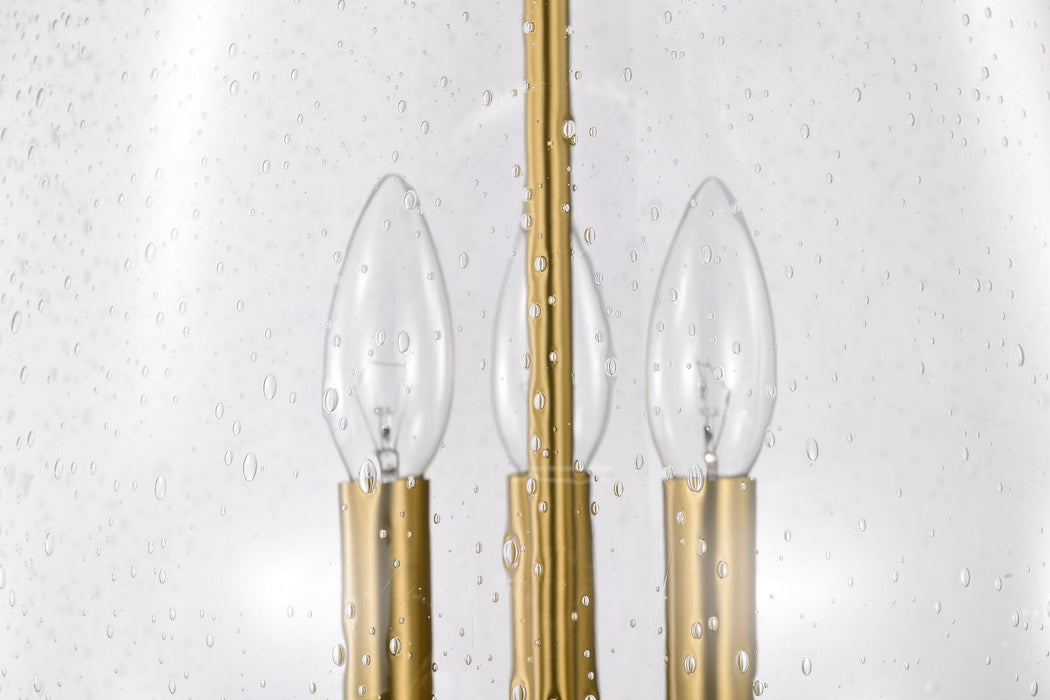 Nuvo Lighting - 60-7804 - Three Light Pendant - Boliver - Vintage Brass