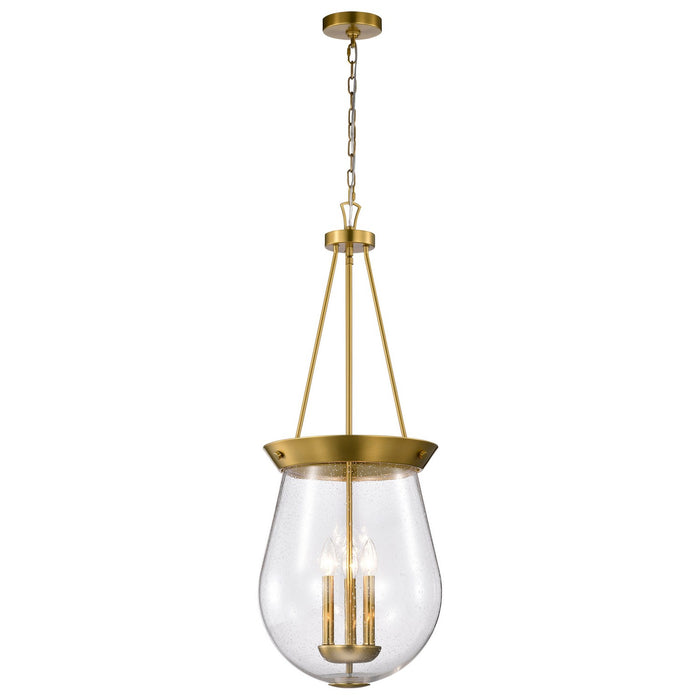 Nuvo Lighting - 60-7804 - Three Light Pendant - Boliver - Vintage Brass