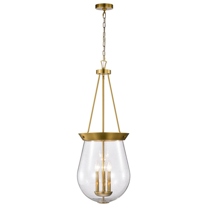 Nuvo Lighting - 60-7804 - Three Light Pendant - Boliver - Vintage Brass