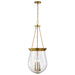 Nuvo Lighting - 60-7804 - Three Light Pendant - Boliver - Vintage Brass