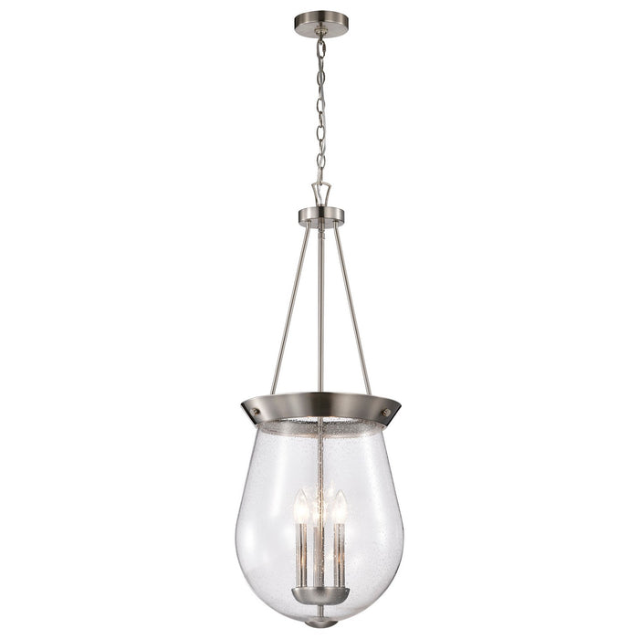 Nuvo Lighting - 60-7805 - Three Light Pendant - Boliver - Brushed Nickel