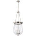 Nuvo Lighting - 60-7805 - Three Light Pendant - Boliver - Brushed Nickel