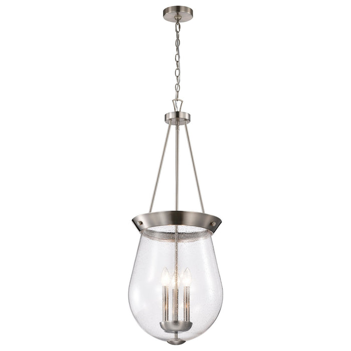 Nuvo Lighting - 60-7805 - Three Light Pendant - Boliver - Brushed Nickel
