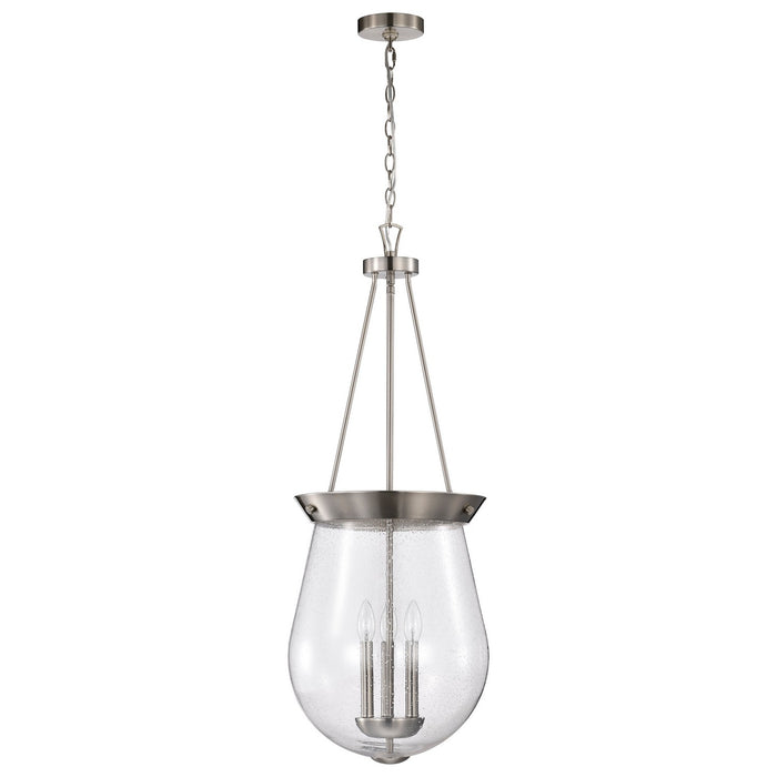 Nuvo Lighting - 60-7805 - Three Light Pendant - Boliver - Brushed Nickel
