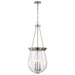 Nuvo Lighting - 60-7805 - Three Light Pendant - Boliver - Brushed Nickel