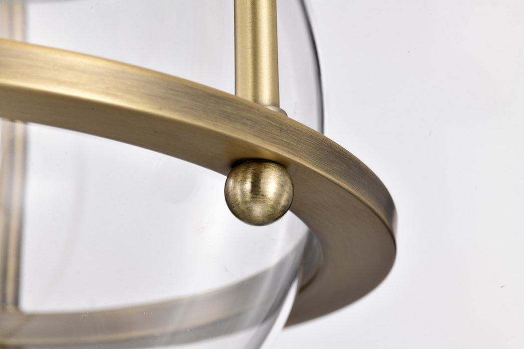 Nuvo Lighting - 60-7815 - One Light Pendant - Amado - Vintage Brass