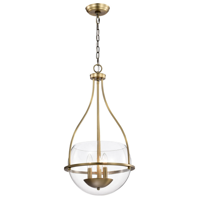 Nuvo Lighting - 60-7818 - Three Light Pendant - Amado - Vintage Brass