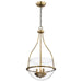 Nuvo Lighting - 60-7818 - Three Light Pendant - Amado - Vintage Brass