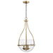 Nuvo Lighting - 60-7818 - Three Light Pendant - Amado - Vintage Brass