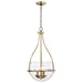 Nuvo Lighting - 60-7818 - Three Light Pendant - Amado - Vintage Brass