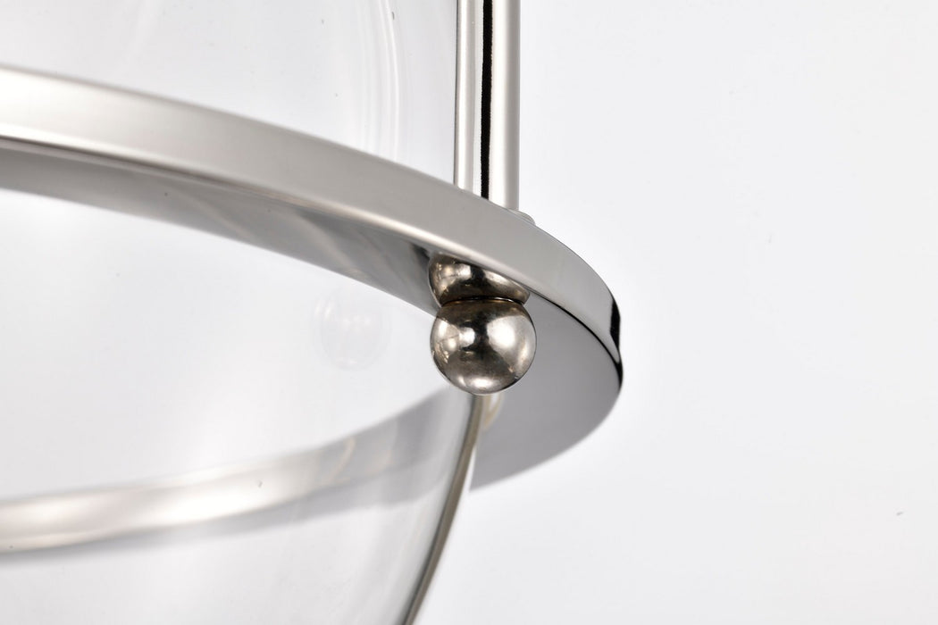 Nuvo Lighting - 60-7819 - Three Light Pendant - Amado - Polished Nickel