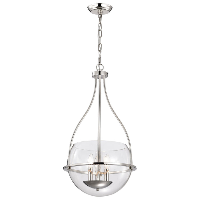 Nuvo Lighting - 60-7819 - Three Light Pendant - Amado - Polished Nickel