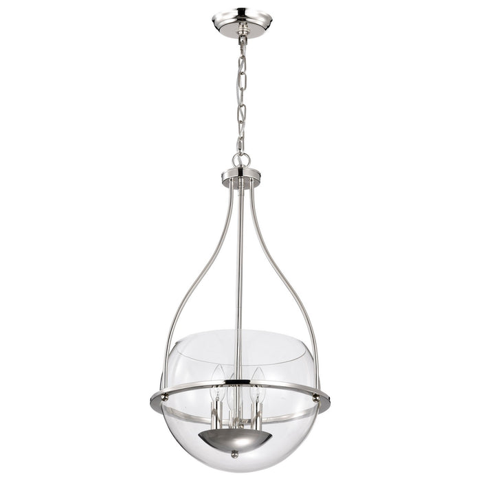 Nuvo Lighting - 60-7819 - Three Light Pendant - Amado - Polished Nickel