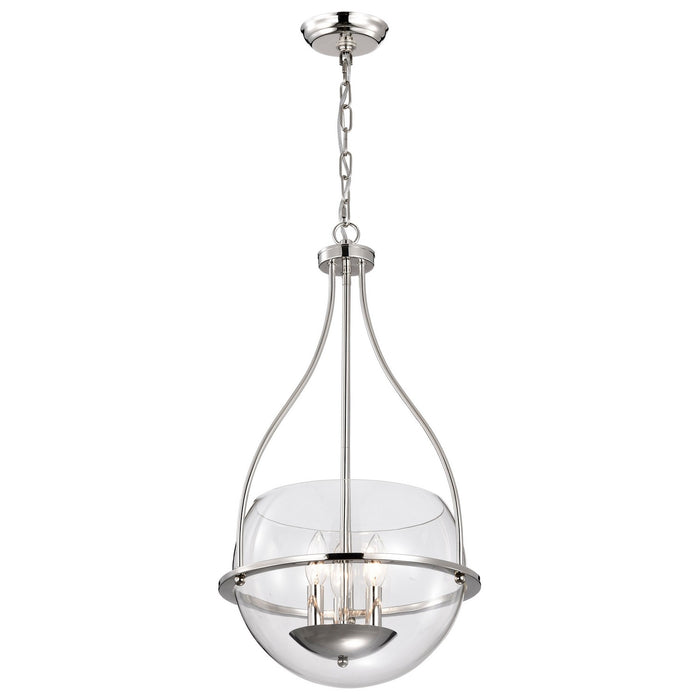 Nuvo Lighting - 60-7819 - Three Light Pendant - Amado - Polished Nickel