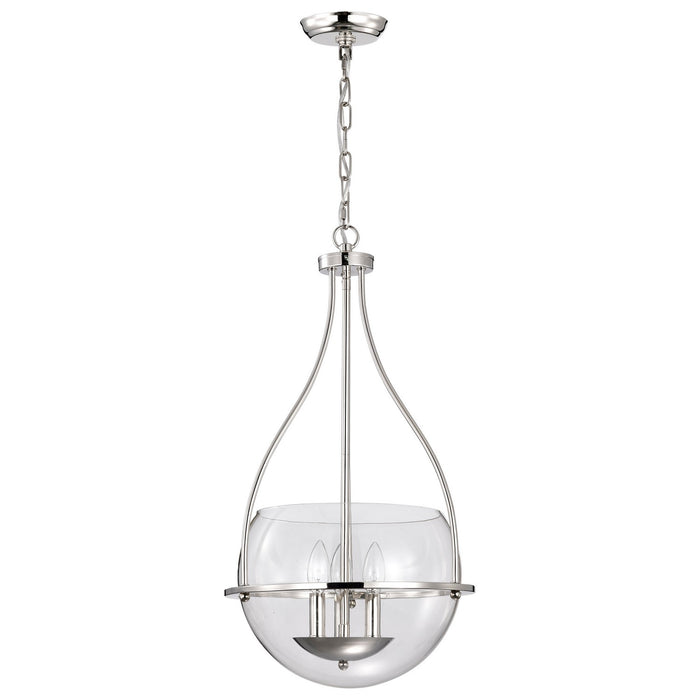 Nuvo Lighting - 60-7819 - Three Light Pendant - Amado - Polished Nickel