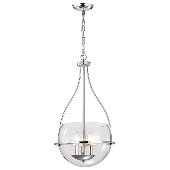 Nuvo Lighting - 60-7819 - Three Light Pendant - Amado - Polished Nickel