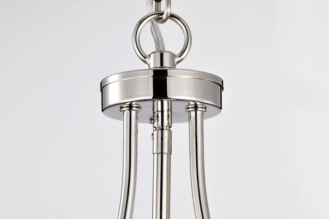 Nuvo Lighting - 60-7819 - Three Light Pendant - Amado - Polished Nickel