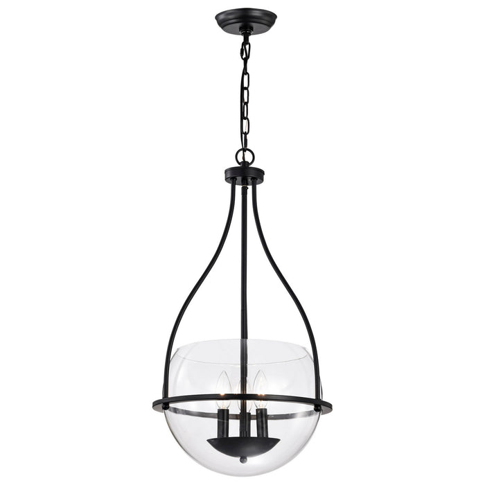 Nuvo Lighting - 60-7820 - Three Light Pendant - Amado - Matte Black
