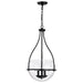 Nuvo Lighting - 60-7820 - Three Light Pendant - Amado - Matte Black