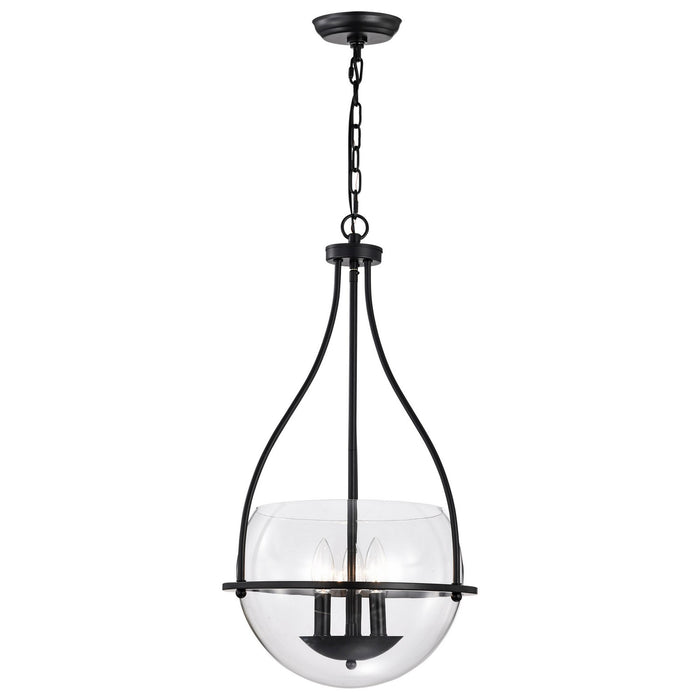 Nuvo Lighting - 60-7820 - Three Light Pendant - Amado - Matte Black