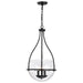 Nuvo Lighting - 60-7820 - Three Light Pendant - Amado - Matte Black