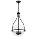 Nuvo Lighting - 60-7820 - Three Light Pendant - Amado - Matte Black