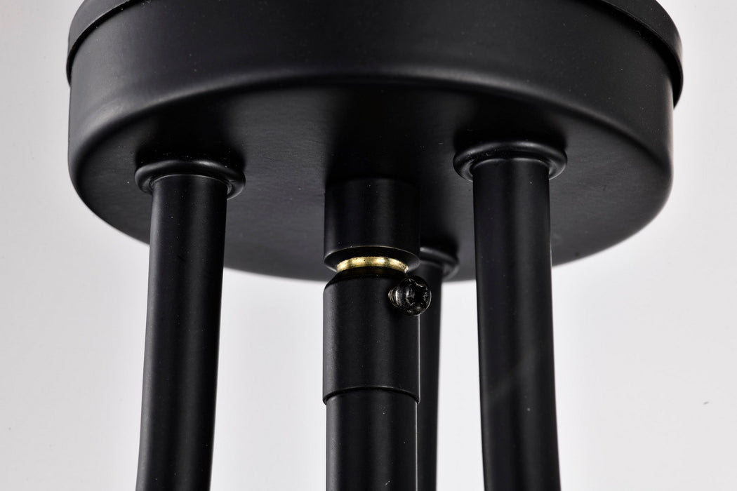 Nuvo Lighting - 60-7820 - Three Light Pendant - Amado - Matte Black