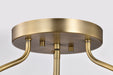 Nuvo Lighting - 60-7821 - Three Light Semi Flush Mount - Amado - Vintage Brass