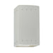 Justice Designs - CER-5925-MAT - Wall Sconce - Ambiance - Matte White