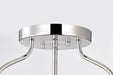 Nuvo Lighting - 60-7822 - Three Light Semi Flush Mount - Amado - Polished Nickel