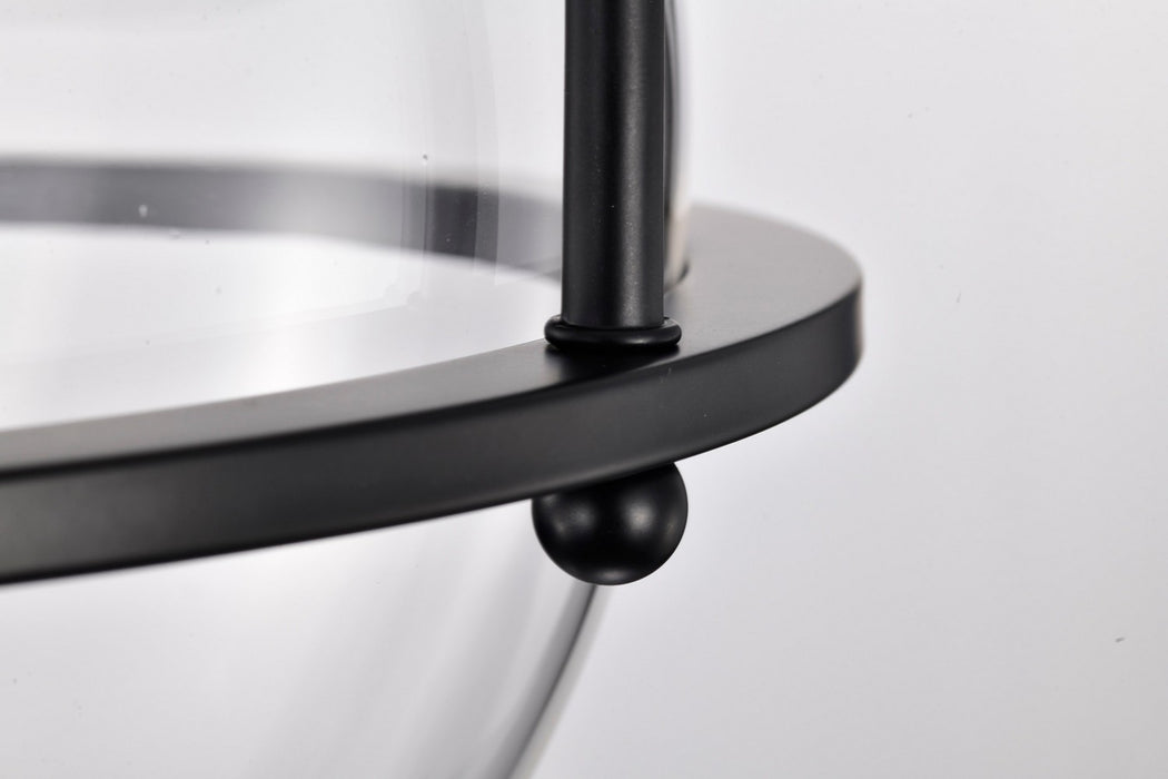 Nuvo Lighting - 60-7823 - Three Light Semi Flush Mount - Amado - Matte Black