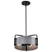 Nuvo Lighting - 60-7852 - Three Light Pendant - Altos - Matte Gray