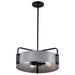 Nuvo Lighting - 60-7853 - Four Light Pendant - Altos - Matte Gray