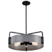 Nuvo Lighting - 60-7854 - Five Light Pendant - Altos - Matte Gray