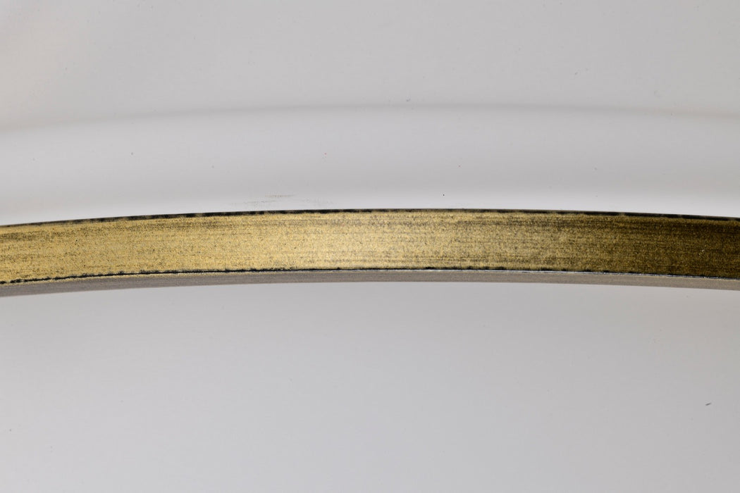 Nuvo Lighting - 60-7860 - One Light Flush Mount - Valdora - Natural Brass