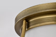 Nuvo Lighting - 60-7860 - One Light Flush Mount - Valdora - Natural Brass