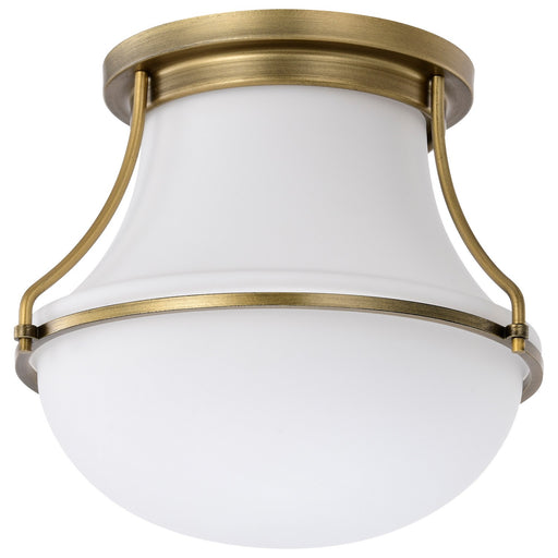 Nuvo Lighting - 60-7860 - One Light Flush Mount - Valdora - Natural Brass