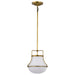Nuvo Lighting - 60-7862 - One Light Pendant - Valdora - Natural Brass
