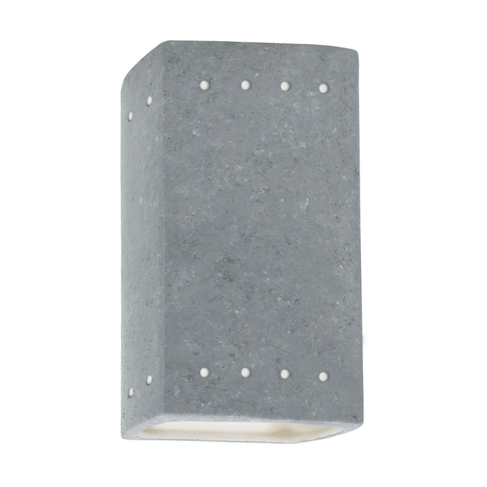 Justice Designs - CER-5925W-CONC - LED Wall Sconce - Ambiance - Concrete