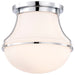 Nuvo Lighting - 60-7870 - One Light Flush Mount - Valdora - Polished Nickel