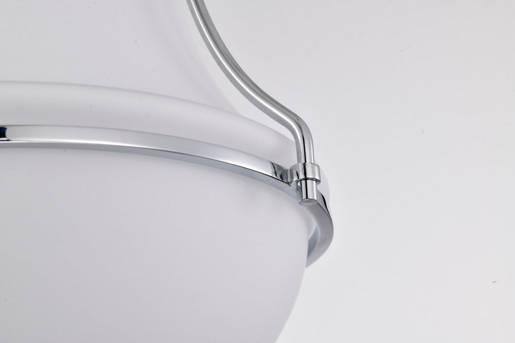 Nuvo Lighting - 60-7870 - One Light Flush Mount - Valdora - Polished Nickel