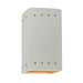 Justice Designs - CER-5925W-MTGD - LED Wall Sconce - Ambiance - Matte White with Champagne Gold internal