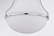 Nuvo Lighting - 60-7871 - One Light Flush Mount - Valdora - Polished Nickel