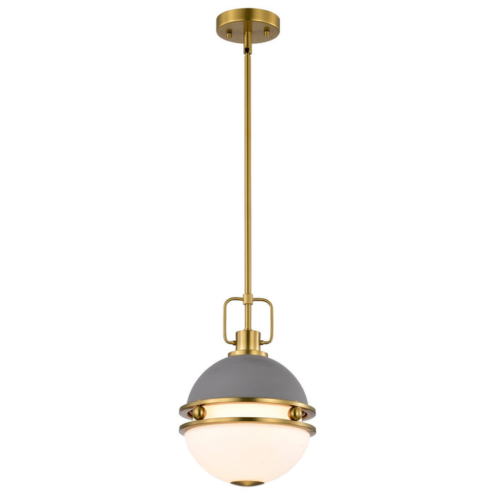 Nuvo Lighting - 60-7875 - One Light Pendant - Everton - Matte Gray