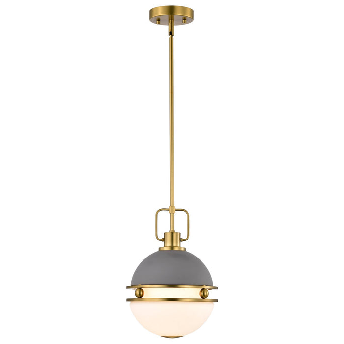 Nuvo Lighting - 60-7875 - One Light Pendant - Everton - Matte Gray