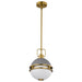 Nuvo Lighting - 60-7875 - One Light Pendant - Everton - Matte Gray