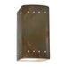 Justice Designs - CER-5925W-SLTR - LED Wall Sconce - Ambiance - Tierra Red Slate
